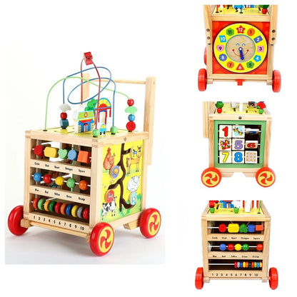 Kids Wooden Activity Walker Toy