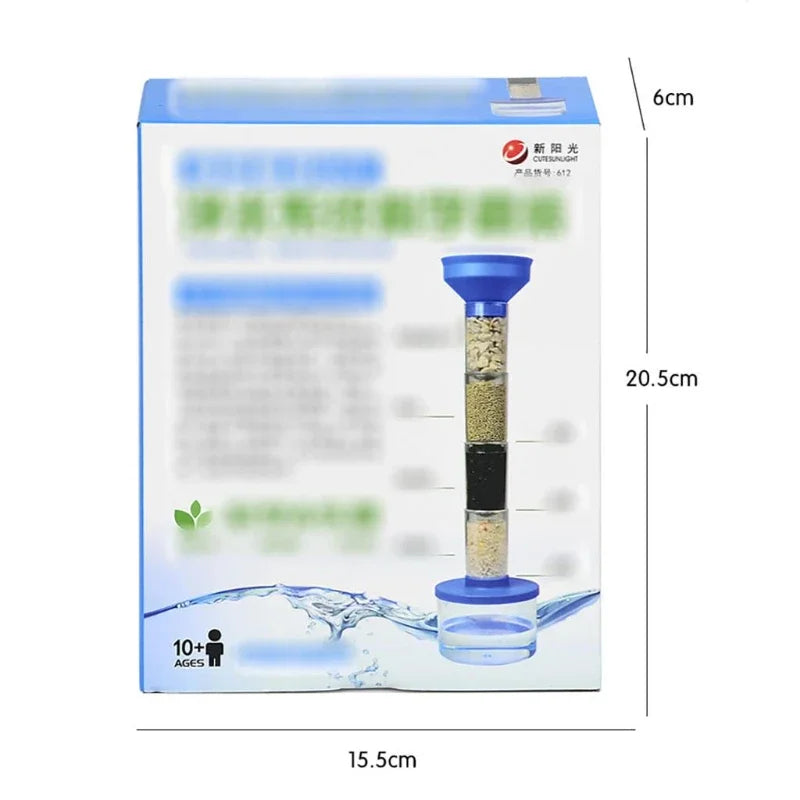 DIY Green Science Clean Water Kit Educational Toys Experiment Tecnologia Funny