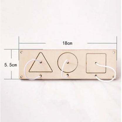 Montessori Busy Board Toys for Children Educational Games DIY Busy Board Parts Wooden Toys Sensory Board Games Puzzles for Kids
