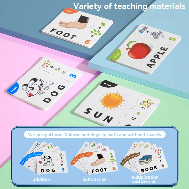 Kids Math Learning Toy - Owl & Chick Balance Scale - Boys & Girls Lion Balancing Math Game