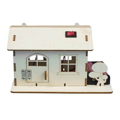 DIY Boat Model Science Toys Kids STEM Electric Educational Teaching Kit 3D Assemble Wooden Boat Toy Scientific Experiment Kit