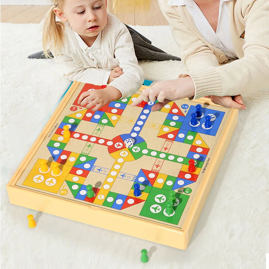 Multi Functional Indoor Chess Games Flying Chess Adult Interactive Board Games Gifts Familytoys Puzzle Games Gobang Party